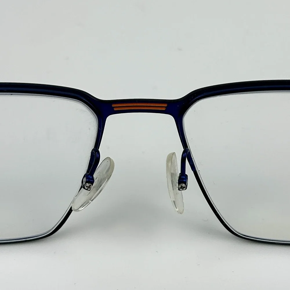 Etnia Barcelona Unisex Eyeglasses Frame Blue Black Plastic Half Rim 57-18-149 mm